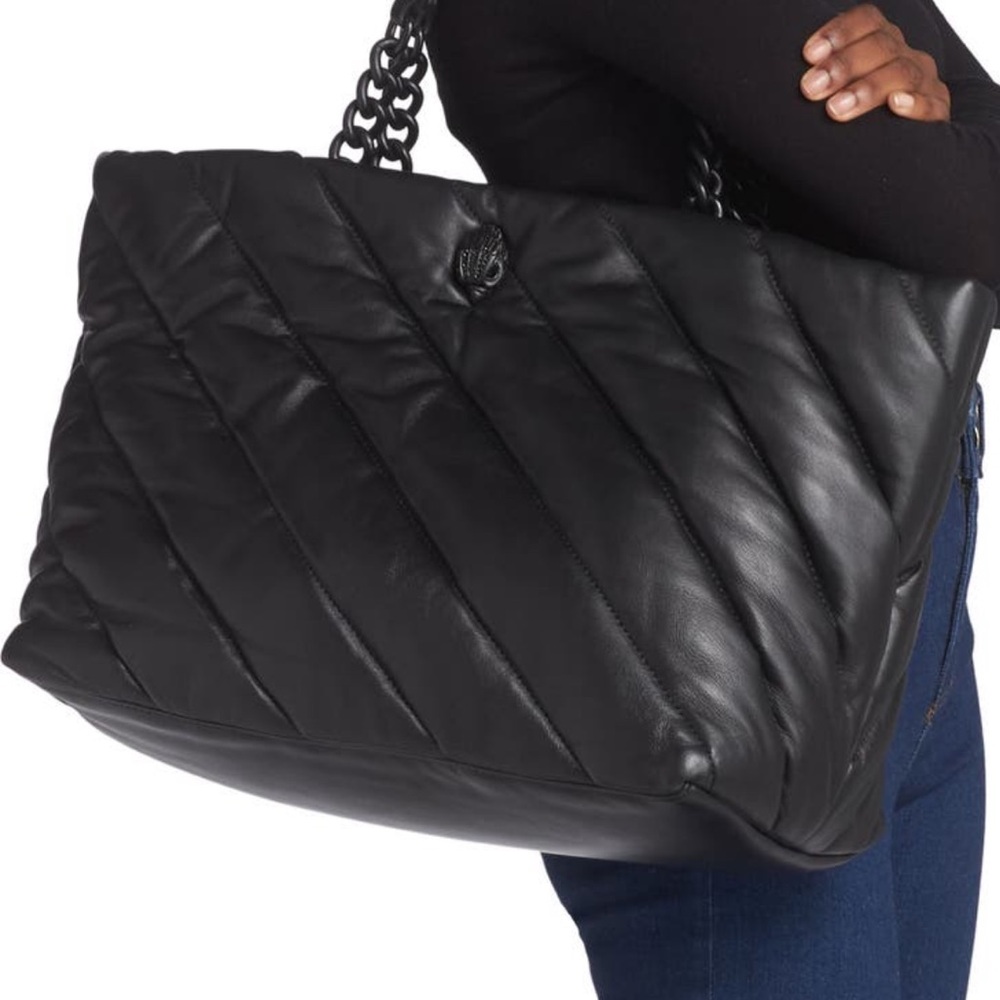 KURT GEIGER SOHO LEATHER SHOPPER BAG TOTE NEW